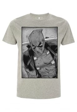 Henry Tiger Unisex MARVEL DEADPOOL - DEADPOOL BLACK AND WHITE - T-Shirt Print - Melange Grey 9 Henry Tiger Unisex MARVEL DEADPOOL - DEADPOOL BLACK AND WHITE - T-Shirt Print - Melange Grey -Günstiges Henry Tiger Geschäft f78836d47e78486daaa334f00aab567c
