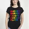 Henry Tiger Damen DISNEY CLASSICS PRIDEFUL FRIENDS - T-Shirt Print - Black