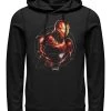 Henry Tiger Unisex MARVEL IRON HERO - Kapuzenpullover - Black