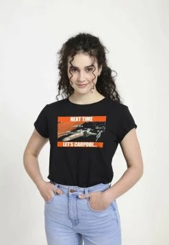Henry Tiger STAR WARS NEXT TIME LET'S CARPOOL - T-Shirt Print - Black | Damen -Günstiges Henry Tiger Geschäft f864ba0ae3e14d229f5f8cd05aa94a01