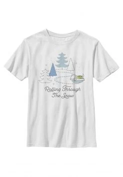 Henry Tiger STAR WARS ROLLING THROUGH THE SNOW - T-Shirt Print - White | Unisex