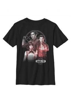 Henry Tiger Unisex MARVEL KIDS SHANG FAMILY - T-Shirt Print - Black