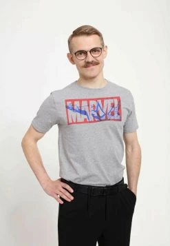 Henry Tiger Unisex MARVEL PETER LOGO - T-Shirt Print - Melange Grey -Günstiges Henry Tiger Geschäft fa9cc876fdd04c7fa98b89bb3c3fd0e8