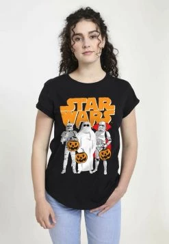 Henry Tiger Damen STAR WARS TRICK OR TREAT - T-Shirt Print - Black