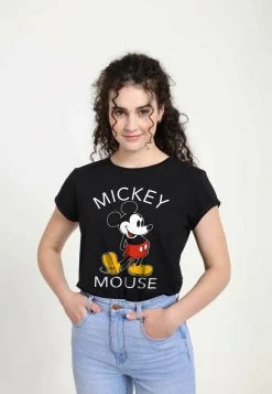 Henry Tiger DISNEY CLASSICS MICKEY CLASSIC - T-Shirt Print - Black | Damen -Günstiges Henry Tiger Geschäft fb5119b9e1e54b4ba3b483f76a18c4c0