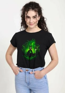 Henry Tiger Damen DISNEY SLEEPING BEAUTY - DARK FAIRY - T-Shirt Print - Black -Günstiges Henry Tiger Geschäft fb5839977ea5404fbc0f16612d373290