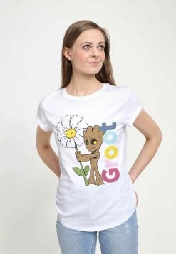 Henry Tiger Damen MARVEL GOTG CLASSIC - GROOT OVERSIZE - T-Shirt Print - White -Günstiges Henry Tiger Geschäft fb5a34e6ad144c719c8acda9da0b9533