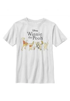 Henry Tiger Unisex DISNEY CLASSICS POOH PARADE KIDS - T-Shirt Print - White