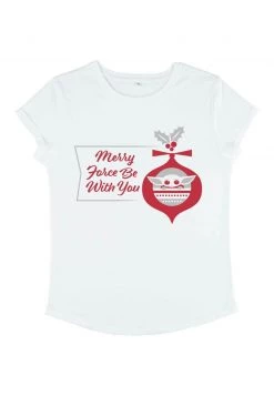 Henry Tiger Damen STAR WARS MERRY FORCE - T-Shirt Print - White -Günstiges Henry Tiger Geschäft fbd8cc05e71842aba30033f381e5b25f