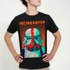 Henry Tiger Unisex STAR WARS: THE MANDALORIAN - HALFTONE INCINERATOR - T-Shirt Print - Black