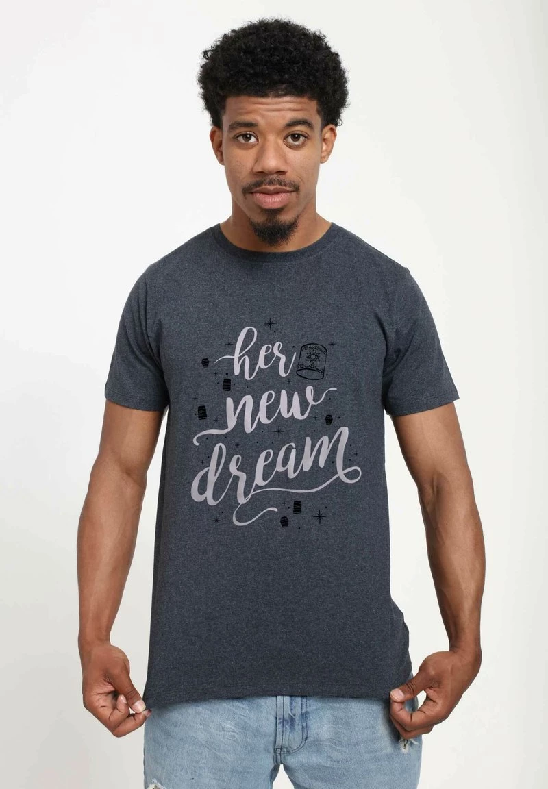 Henry Tiger Unisex DISNEY TANGLED - DREAM HER WEDDING - T-Shirt Print - Melange Black 4 Henry Tiger Unisex DISNEY TANGLED - DREAM HER WEDDING - T-Shirt Print - Melange Black – Bild 4