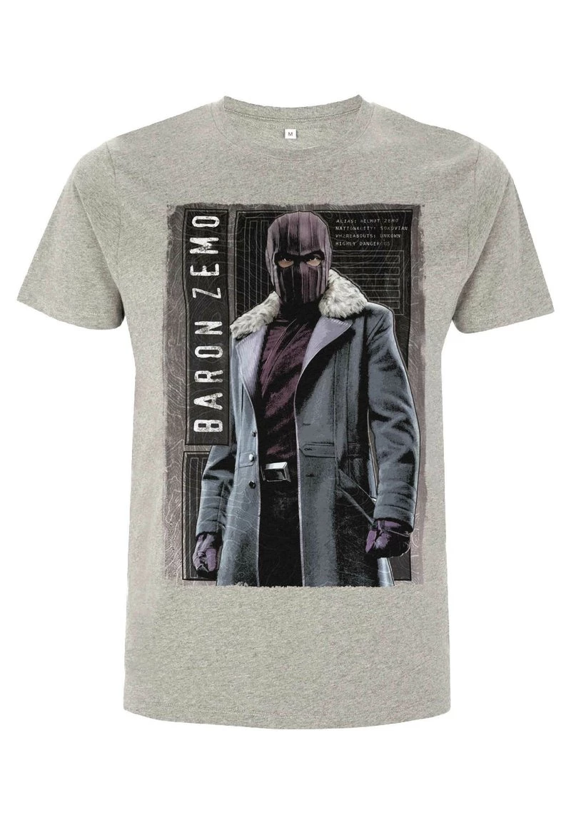 Henry Tiger Unisex T-Shirt Print - Melange Grey 4 Henry Tiger Unisex T-Shirt Print - Melange Grey – Bild 4