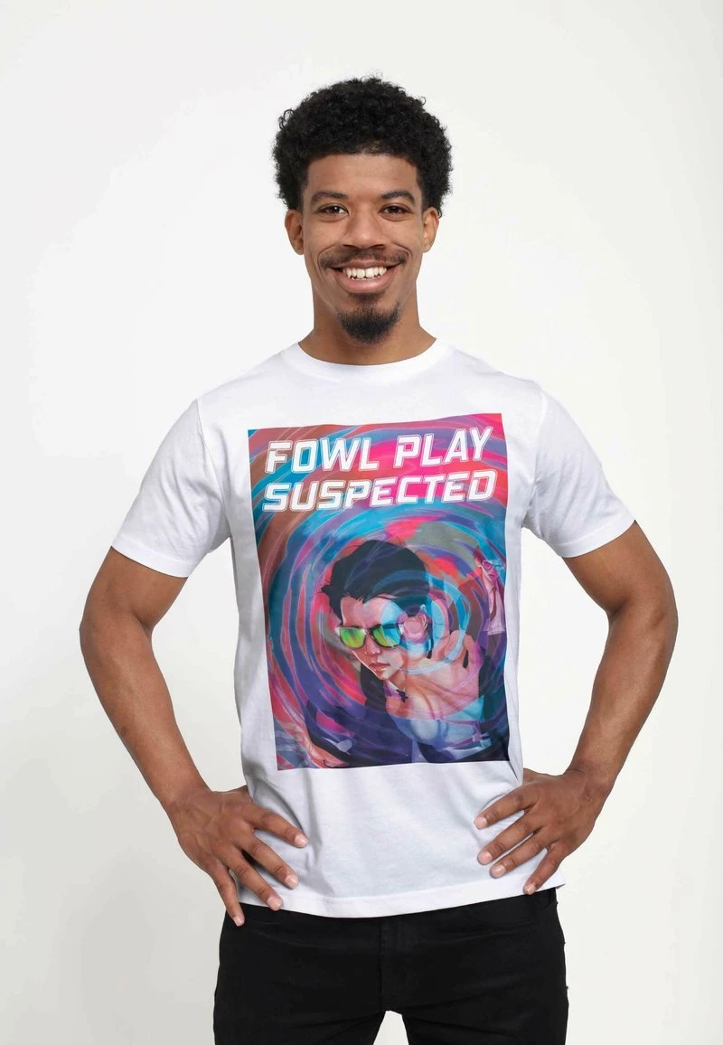 Henry Tiger Unisex DISNEY CLASSICS ARTEMIS FOWL - RIPPLE POSTER - T-Shirt Print - White 1 Henry Tiger Unisex DISNEY CLASSICS ARTEMIS FOWL - RIPPLE POSTER - T-Shirt Print - White