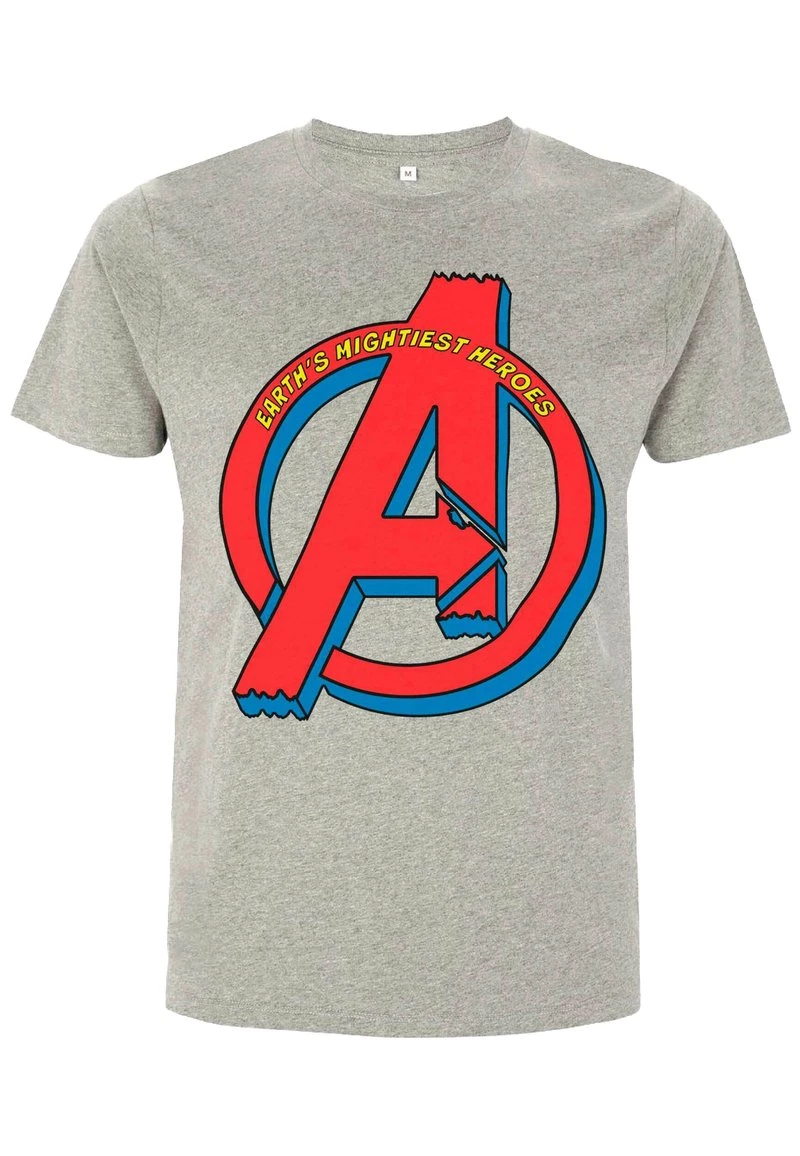 Henry Tiger MARVEL AVENGERS MIGHTIEST - T-Shirt Print - Melange Grey | Unisex 4 Henry Tiger MARVEL AVENGERS MIGHTIEST - T-Shirt Print - Melange Grey | Unisex – Bild 4