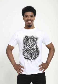 Henry Tiger Unisex T-Shirt Print - White