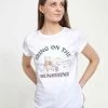 Henry Tiger Damen DISNEY CLASSICS WINNIE THE POOH - BRING ON THE SUNSHINE - T-Shirt Print - White