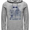 Henry Tiger STAR WARS ASTRO MECHA SCHEMA - Kapuzenpullover - Melange Grey | Unisex