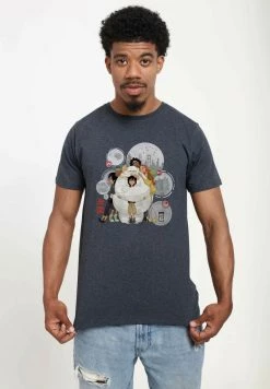 Henry Tiger Unisex PIXAR BIG HERO 6 SERIES - BAYMAX HUGS - T-Shirt Print - Melange Black -Günstiges Henry Tiger Geschäft ff0dd8f04db54707b461ea77ebd70dae