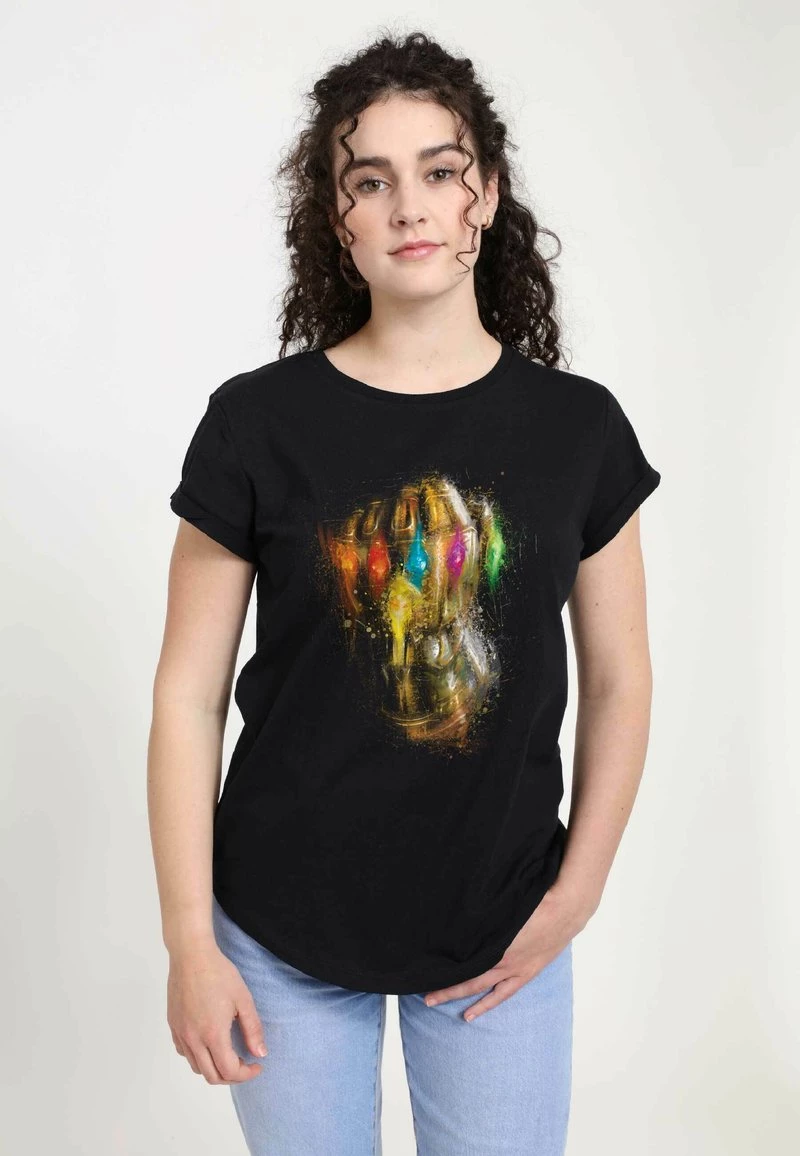 Henry Tiger MARVEL AVENGERS: ENDGAME - PAINTING GLOVE - T-Shirt Print - Black | Damen 1 Henry Tiger MARVEL AVENGERS: ENDGAME - PAINTING GLOVE - T-Shirt Print - Black | Damen