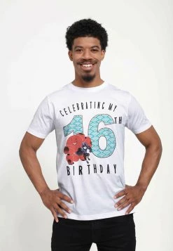 Henry Tiger Unisex DISNEY BIG HERO 6 MOVIE - BAYMAX 16 YEARS - T-Shirt Print - White