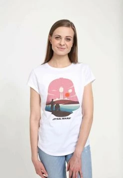 Henry Tiger STAR WARS: CLASSIC - MINIMAL PINK - T-Shirt Print - White | Damen -Günstiges Henry Tiger Geschäft ff95bc30cb3a4814820cd71175207928