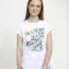 Henry Tiger Damen STAR WARS WAY TO MY HEART - T-Shirt Print - White